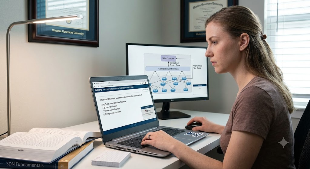 Western Governors University (WGU) ITEC2801 D415 Software Defined Networking Practice Exam Banner