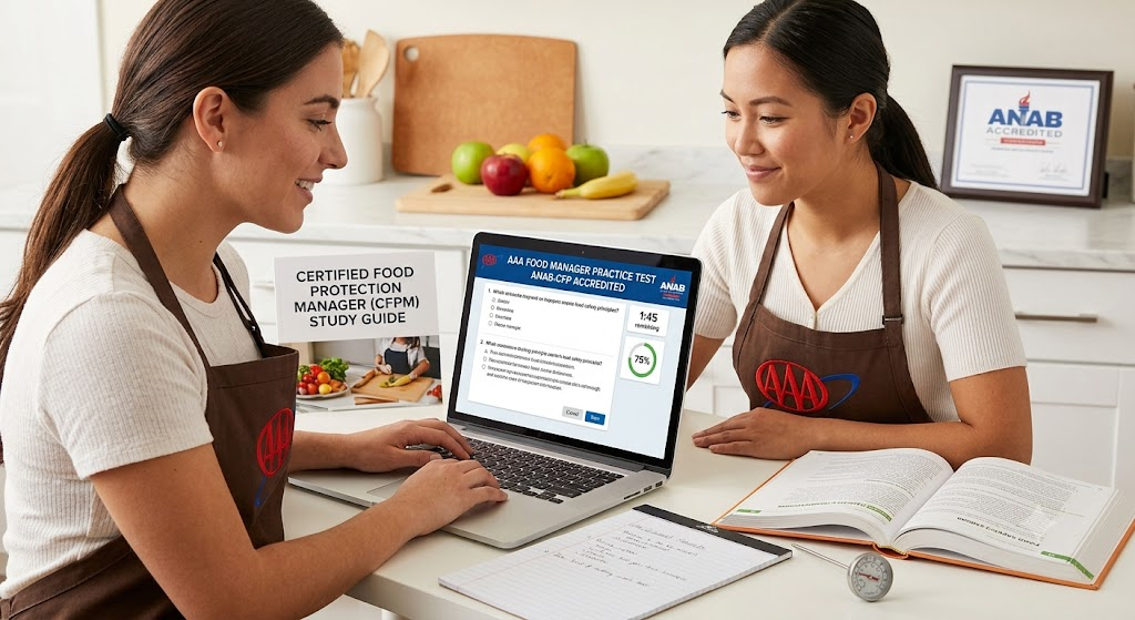 AAA Food Manager Certification Practice Test Banner