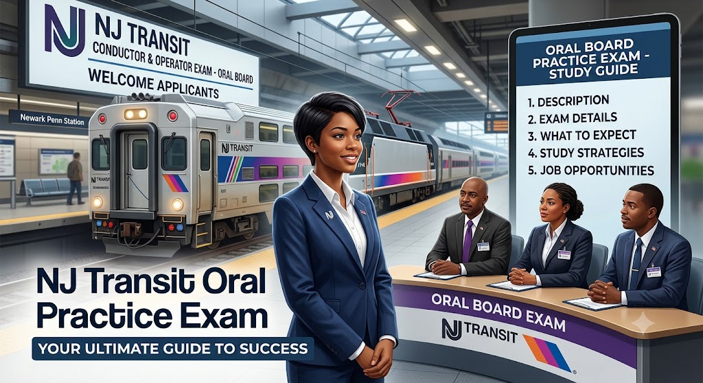 NJ Transit Oral Board Practice Exam Banner