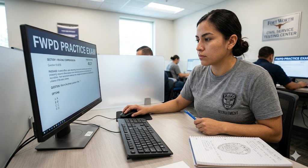 Fort Worth Police Department (FWPD) Practice Test Banner