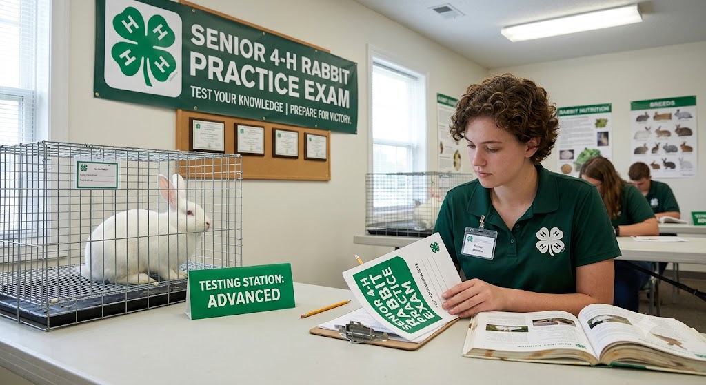 Senior 4-H Rabbit Practice Exam Banner