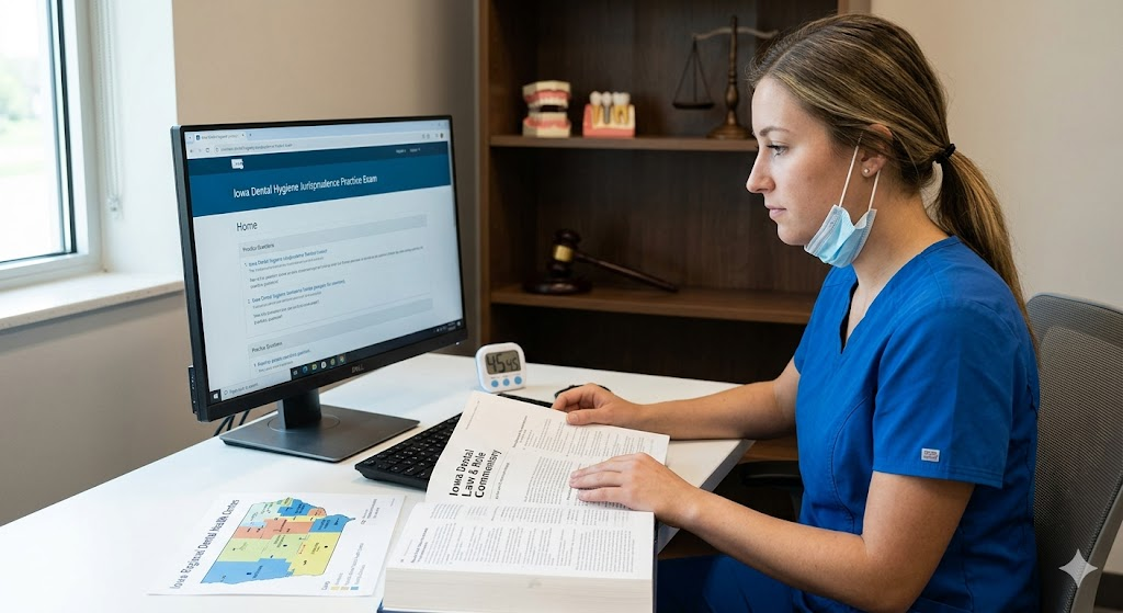 Iowa Dental Hygiene Jurisprudence Practice Exam Banner