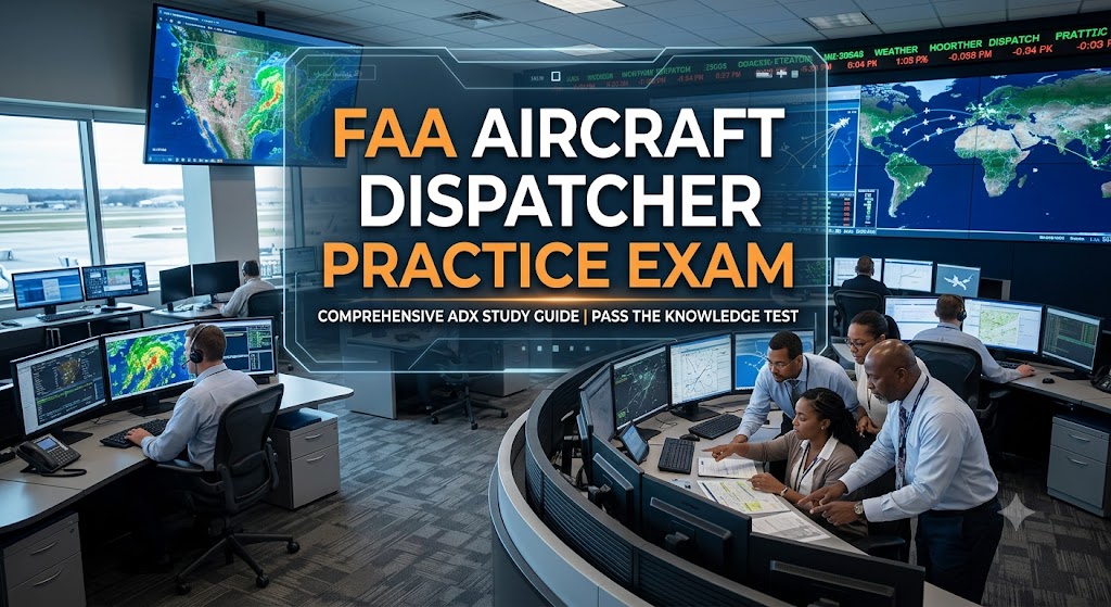 FAA Aircraft Dispatcher Knowledge Test (ADX) Practice Banner