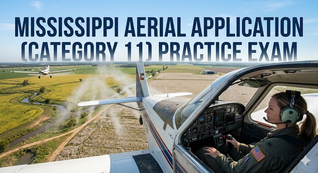 Mississippi Aerial Application (Category 11) Practice Test Banner