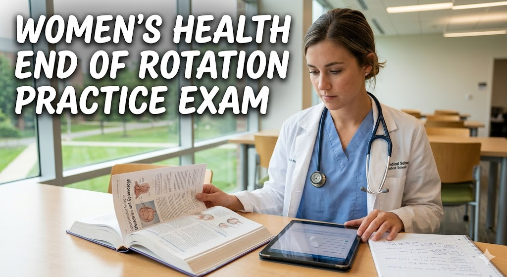 Women's Health End of Rotation (EOR) Practice Exam Banner