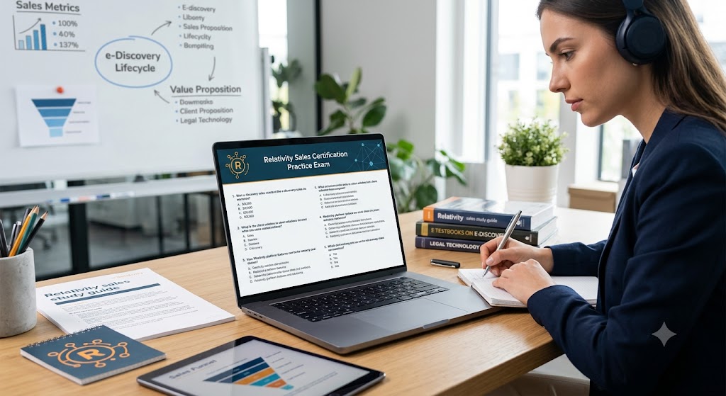 Relativity Sales Certification Practice Test Banner