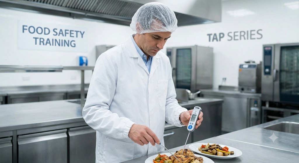 Food Safety Training – TAP Series Practice Test Banner