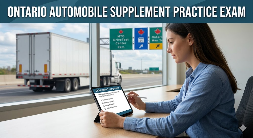 Ontario Automobile Supplement (OAS) Practice Test Banner