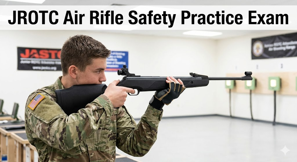 JROTC Air Rifle Safety Practice Test Banner