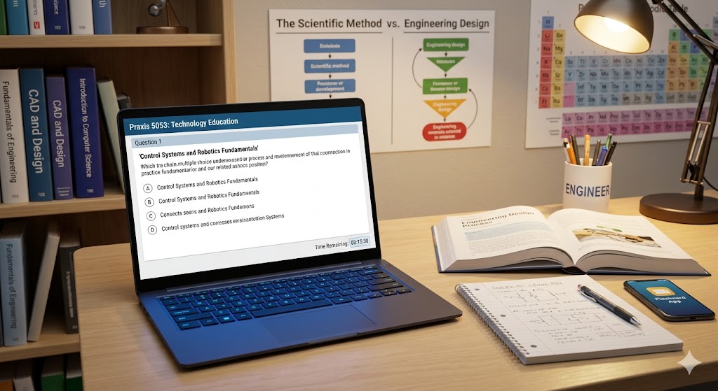 Praxis Technology and Engineering Education (5053) Fundamentals Section 1 Practice Test Banner
