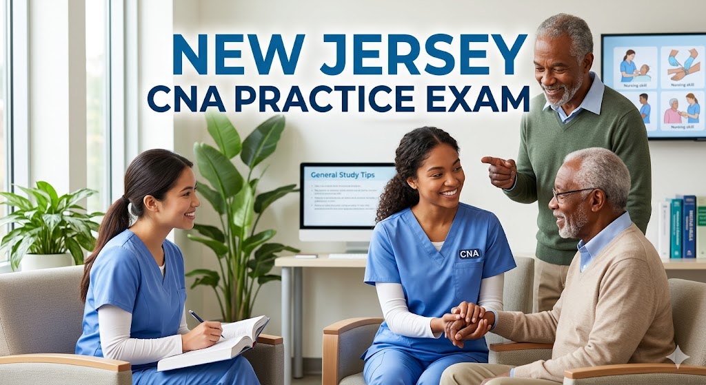 New Jersey CNA Practice Exam Banner