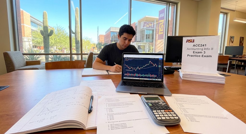 Arizona State University (ASU) ACC241 Uses of Accounting Information II Exam 3 Practice Banner