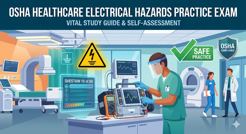 OSHA Healthcare Electrical Hazards Practice Exam Banner