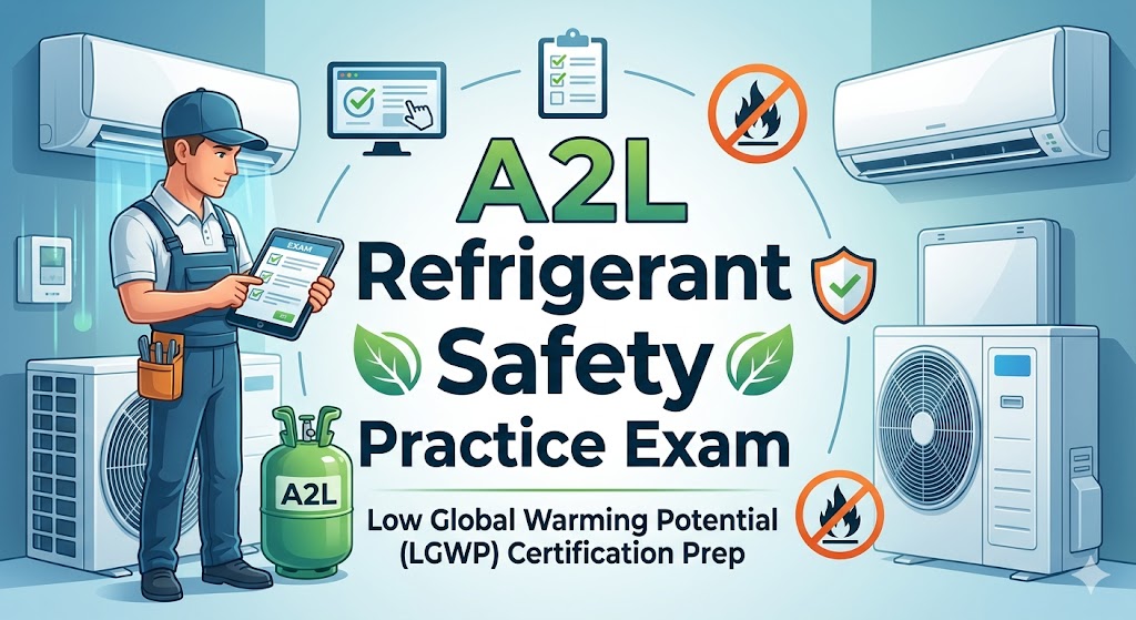 A2L Refrigerant Safety Practice Exam Banner