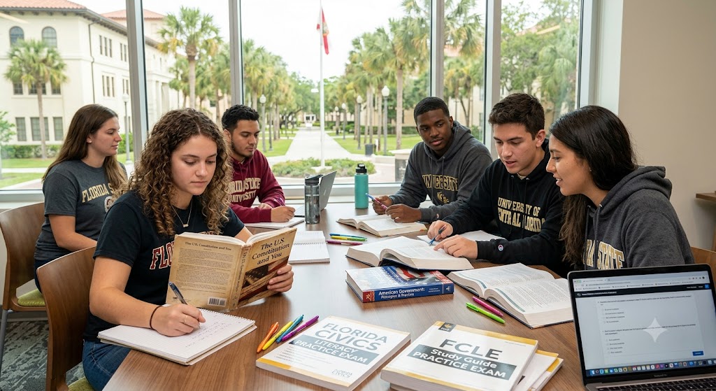 Florida Civics Literacy (FCLE) Practice Exam Banner