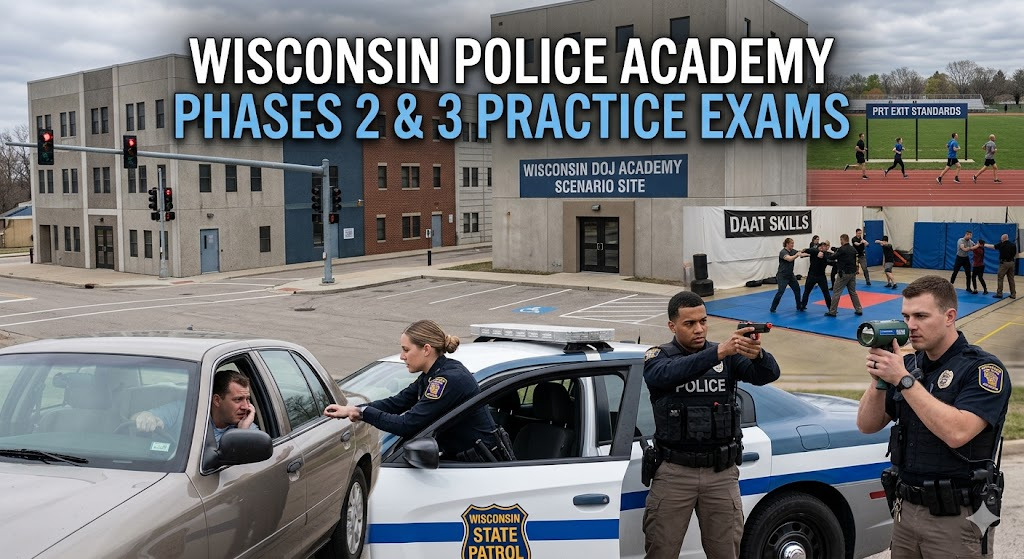 Wisconsin Police Academy Phase 2 Practice Test Banner