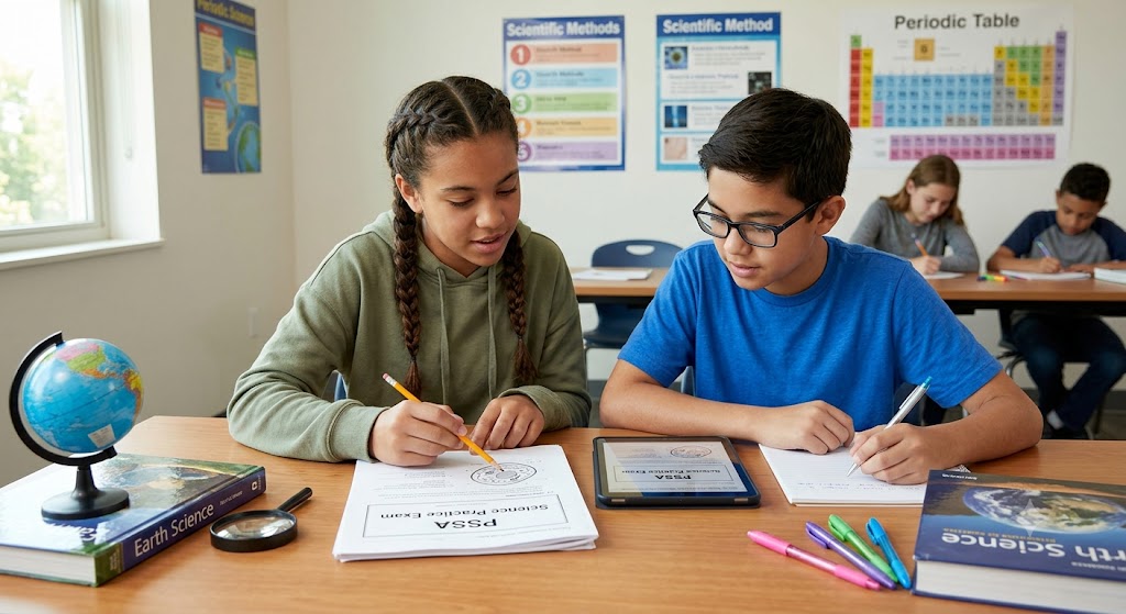 Science PSSA Practice Test Banner