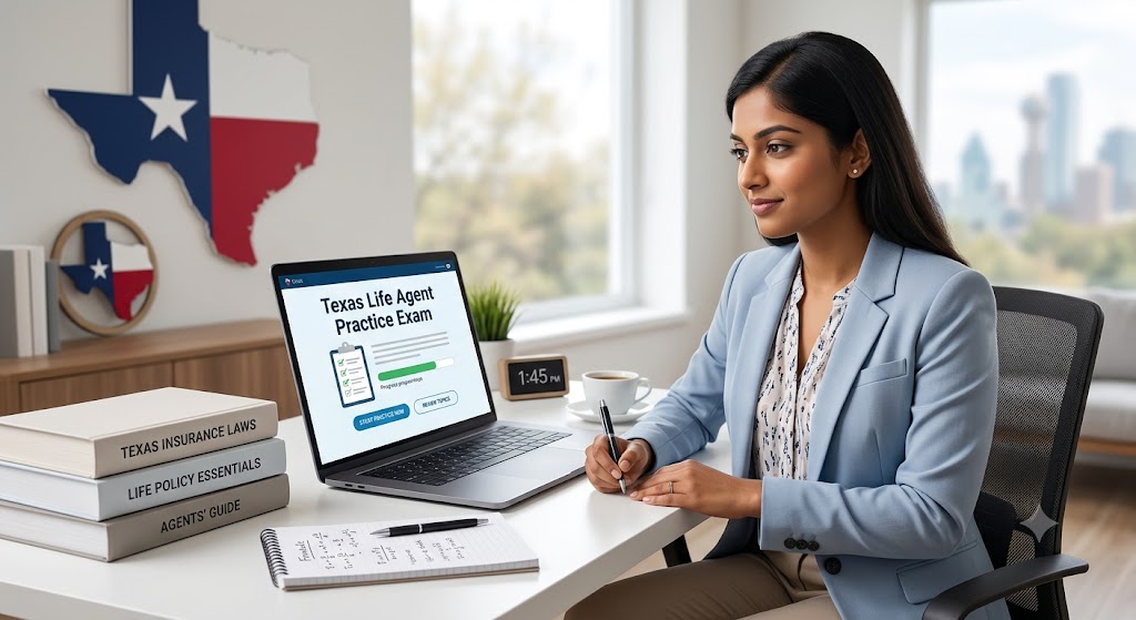 Texas Life Agent Practice Exam Banner