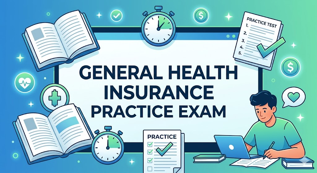 General Health Insurance Practice Exam Banner