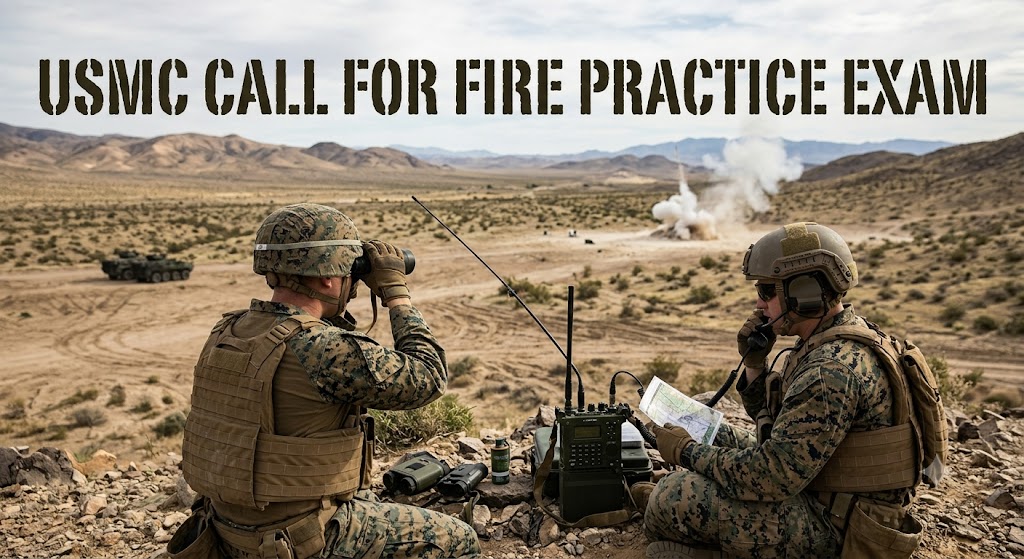 USMC Call For Fire Practice Test Banner