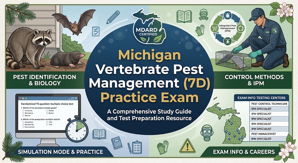 Michigan Vertebrate Pest Management (Category 7D) Practice Exam Banner