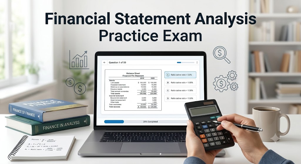 Financial Statement Analysis Practice Test Banner