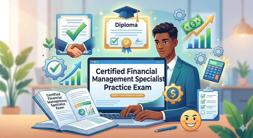 Certified Financial Management Specialist Practice Exam Banner