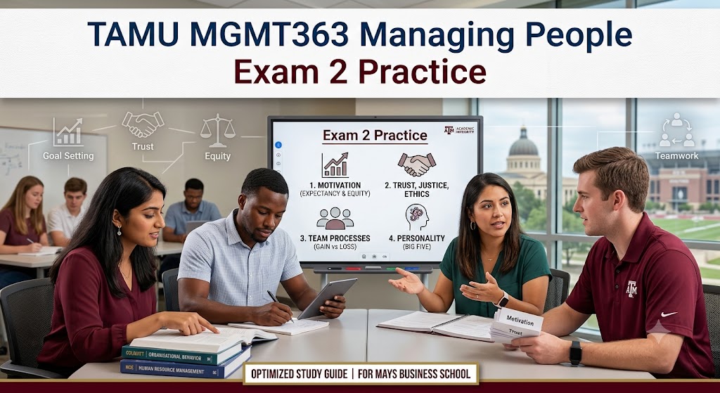 TAMU MGMT363 Managing People Exam 2 Practice Banner