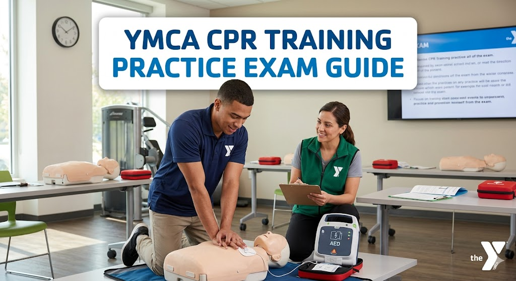 YMCA CPR Training Practice Test Banner