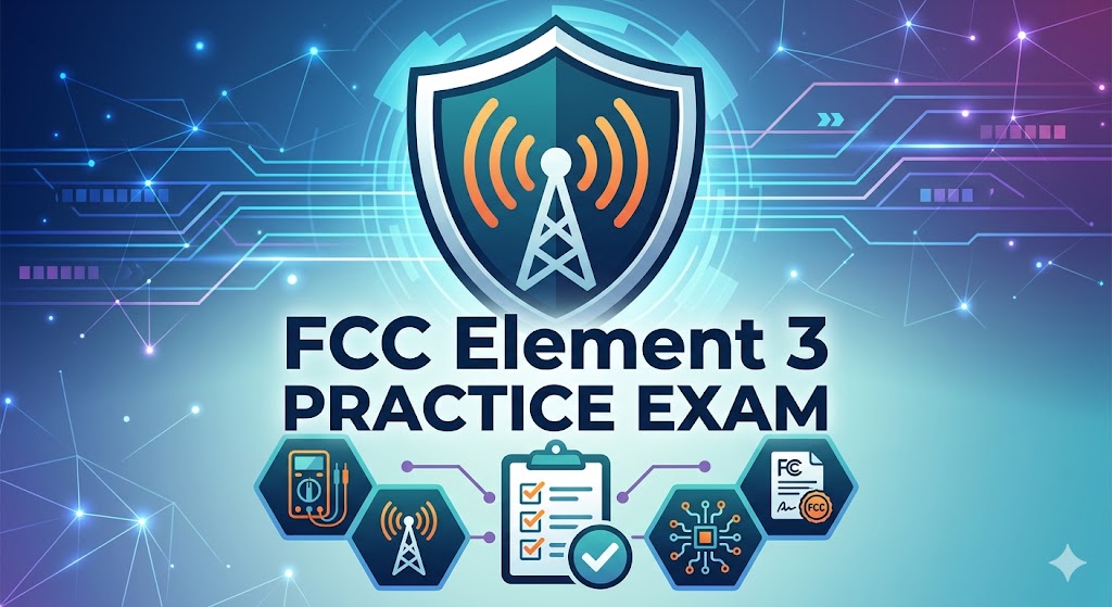 Federal Communications Commission (FCC) Element 3 Practice Test Banner