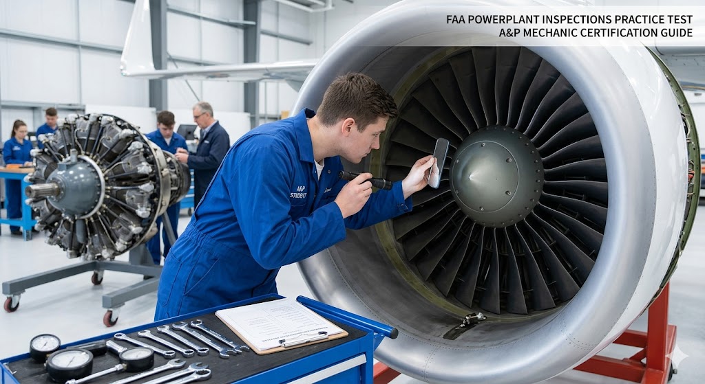 FAA Powerplant Inspections Practice Test Banner