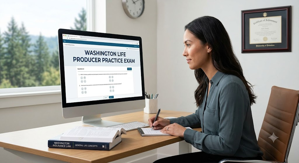 Washington Life Producer Practice Exam Banner
