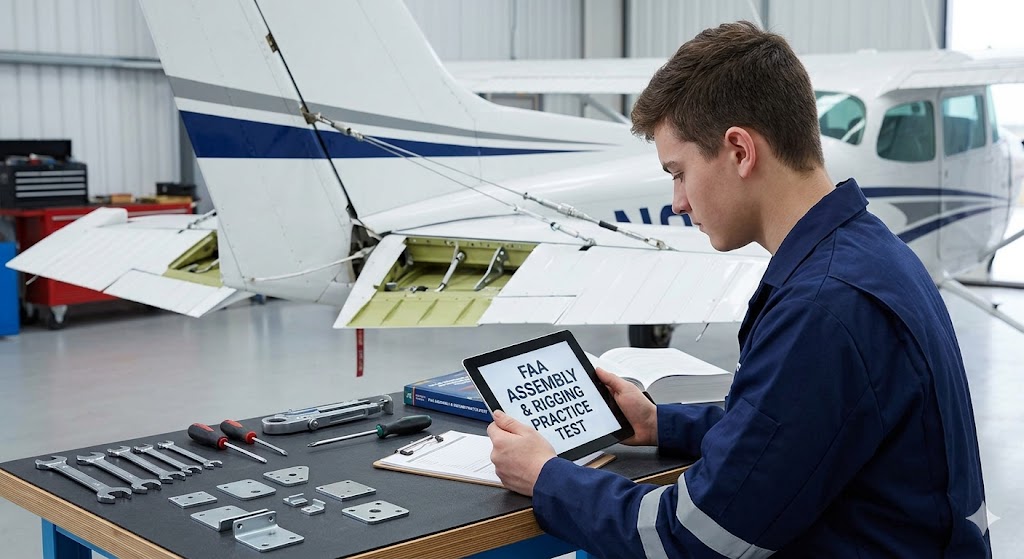 FAA Assembly & Rigging Practice Test Banner