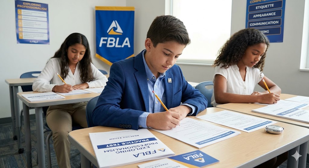 FBLA Exploring Professionalism Practice Test Banner