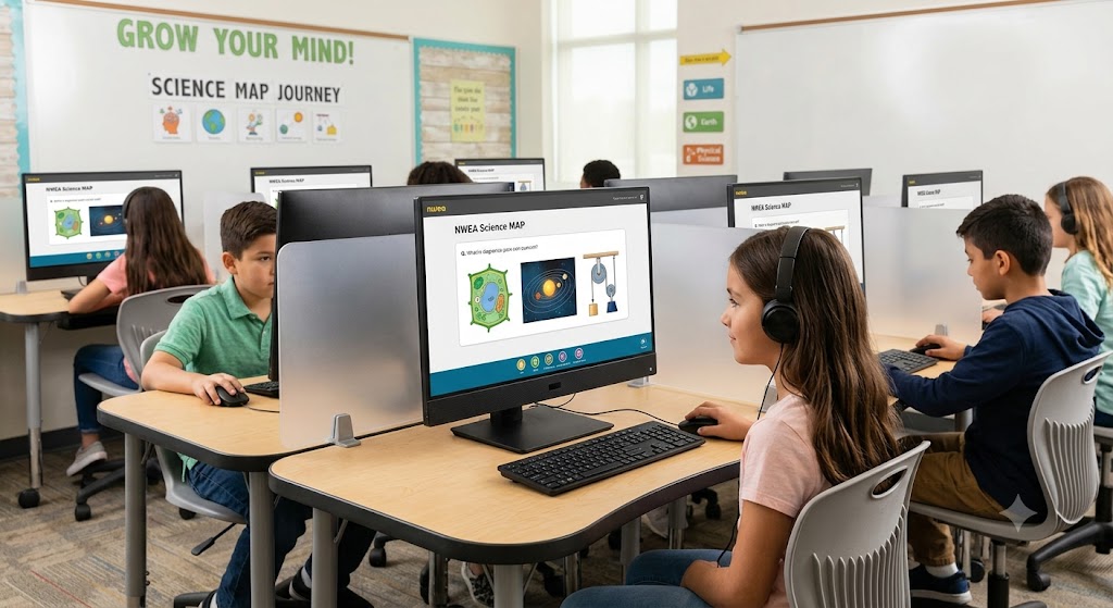 NWEA Science Measures of Academic Progress (MAP) Practice Test Banner