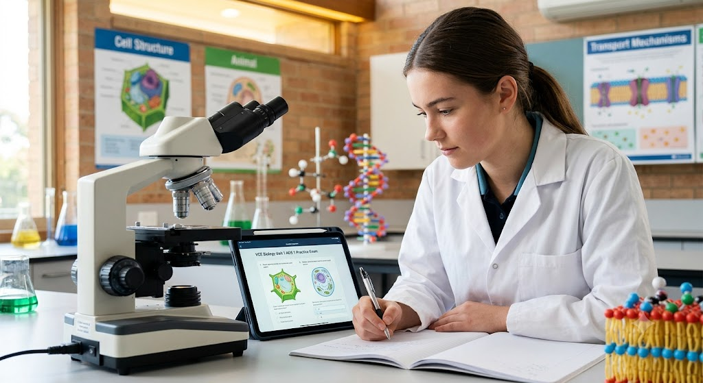 VCE Biology Unit 1 Area of Study (AOS) 1 Practice Test Banner