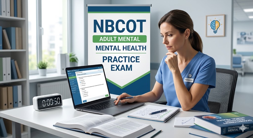 NBCOT Adult Mental Health Practice Exam Banner