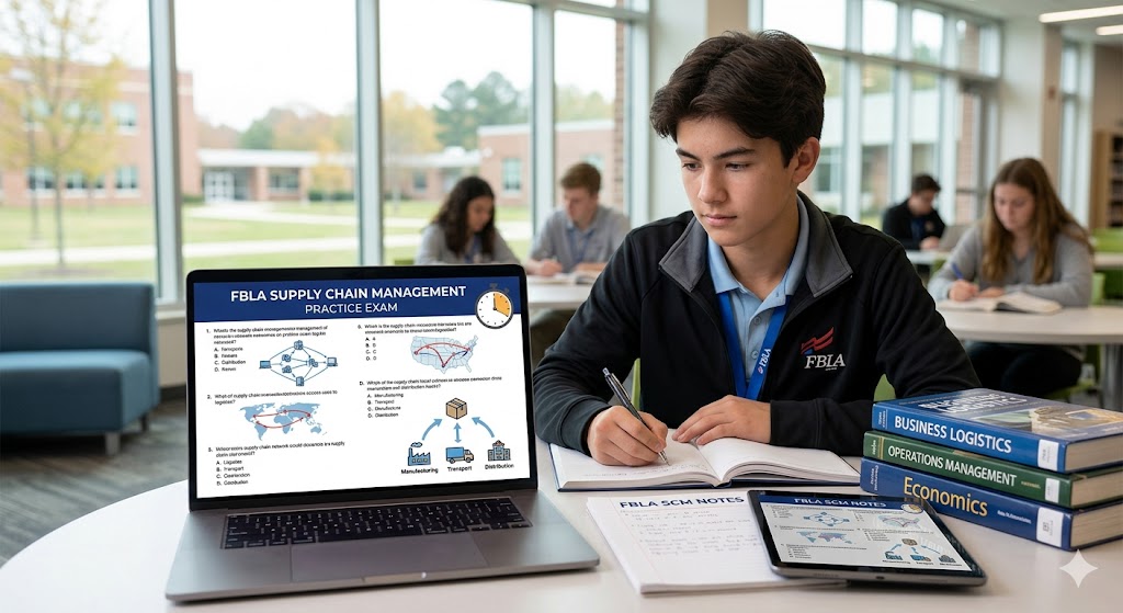 FBLA Supply Chain Management Practice Test Banner