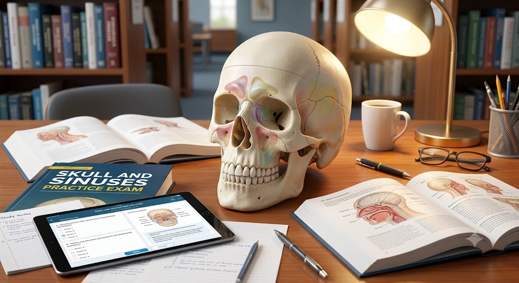 Skull and Sinuses Practice Exam Banner