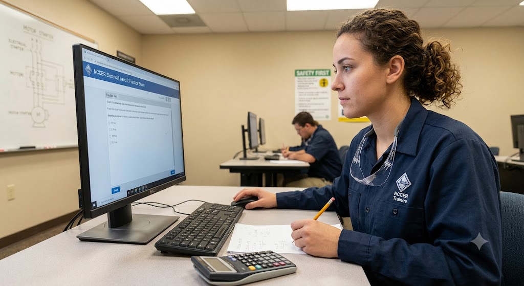 NCCER Electrical Level 2 Practice Exam Banner