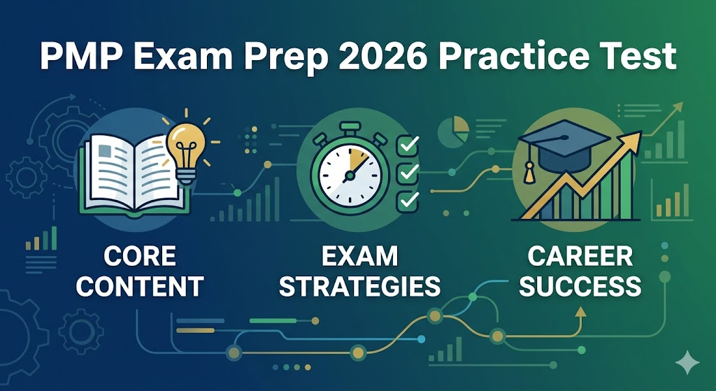 PMP Exam Prep 2026 | Practice Test Questions and Answers Banner