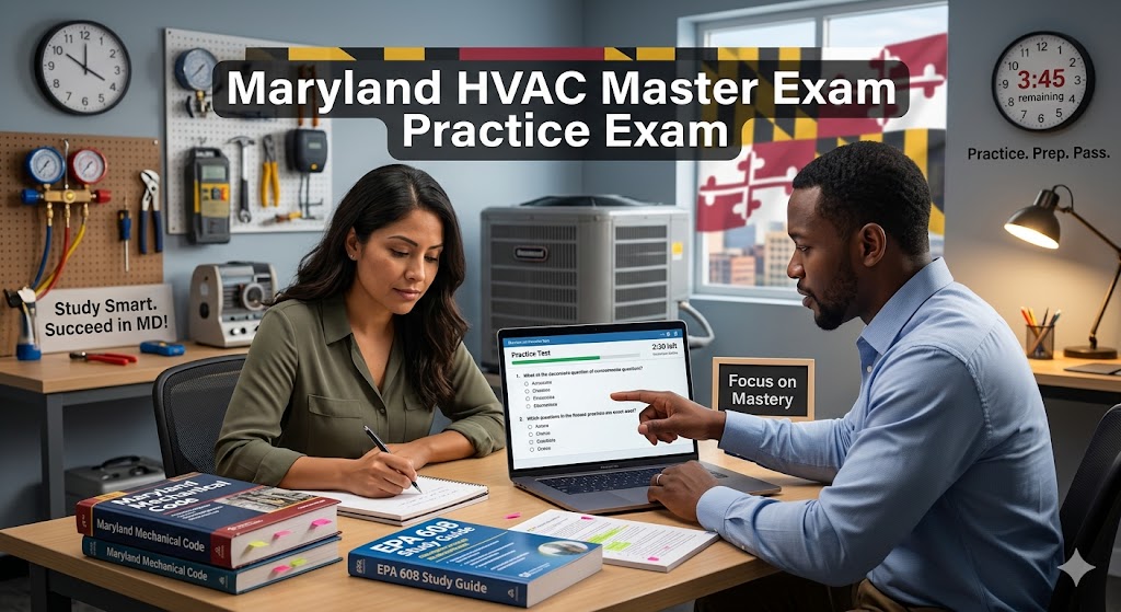 Maryland HVAC Masters Practice Test Banner