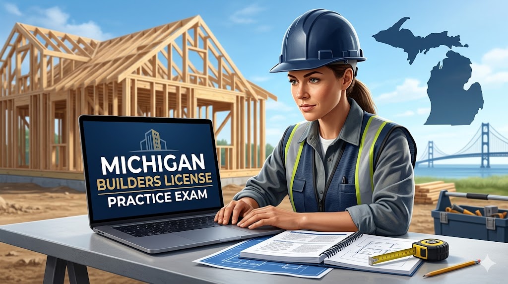 Michigan Builders License Practice Exam Banner