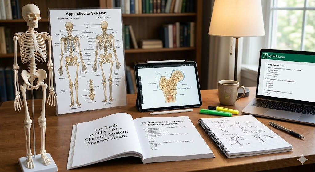 Ivy Tech APHY 101 – Skeletal System Practice Test Banner