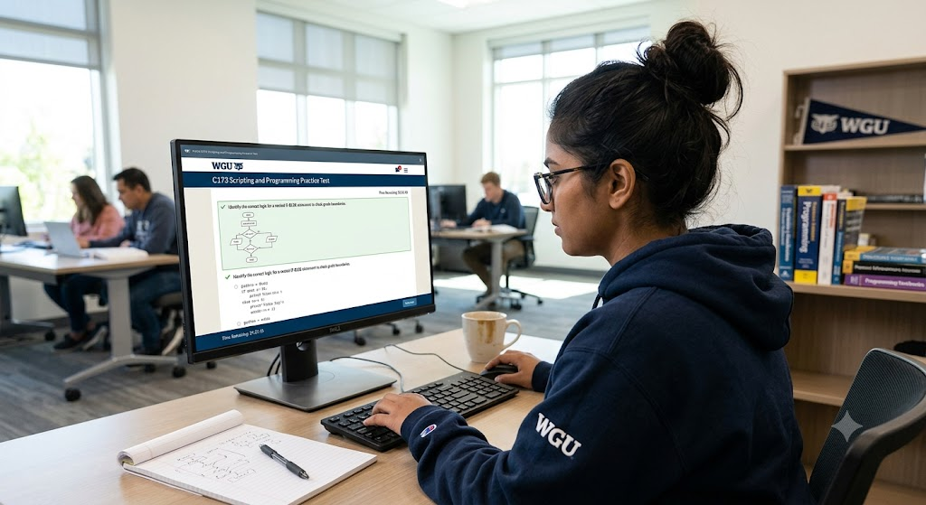 Western Governors University (WGU) C173 Scripting and Programming Practice Test Banner