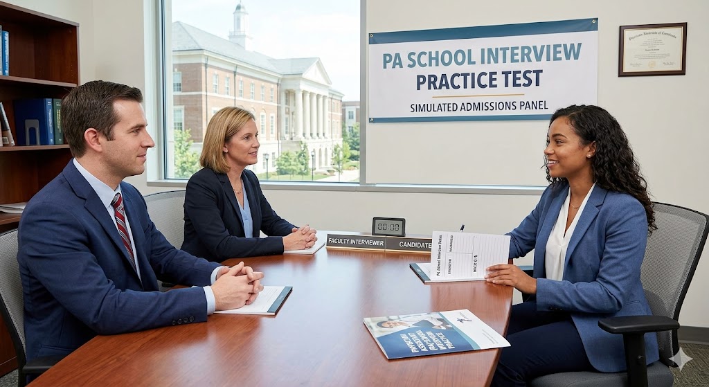 Physician Assistant (PA) School Interview Practice Test Banner