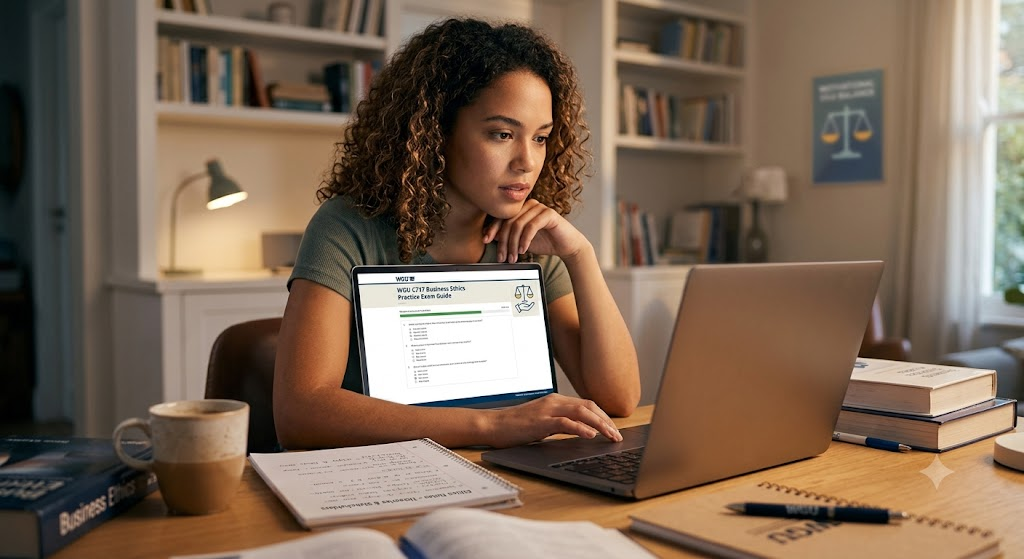 Western Governors University (WGU) BUS3000 C717 Business Ethics Pre-assessment Practice Exam Banner