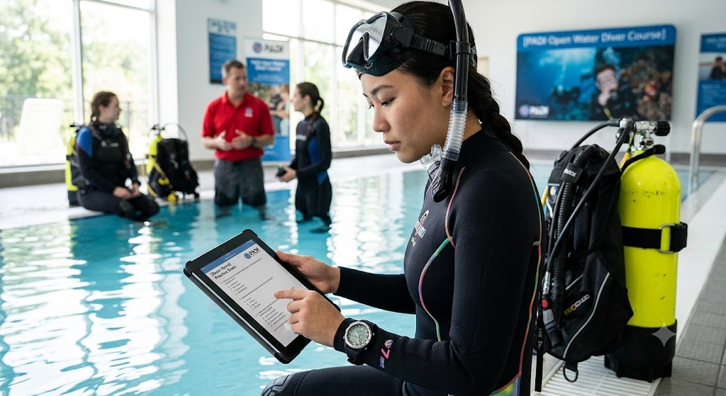 PADI Open Water Diver Practice Exam Banner