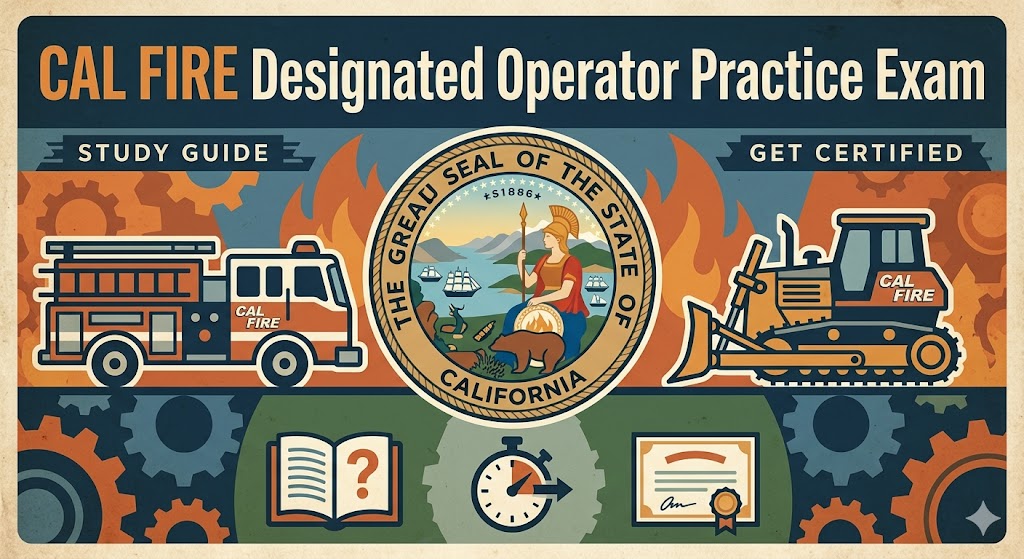 California Designated Operator Practice Exam Banner