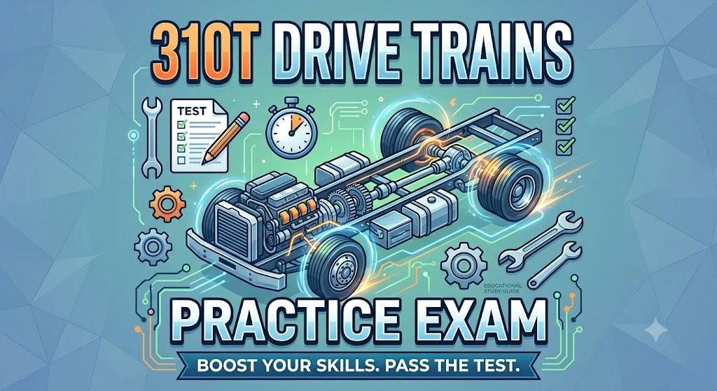 310T Drive Trains Practice Test Banner